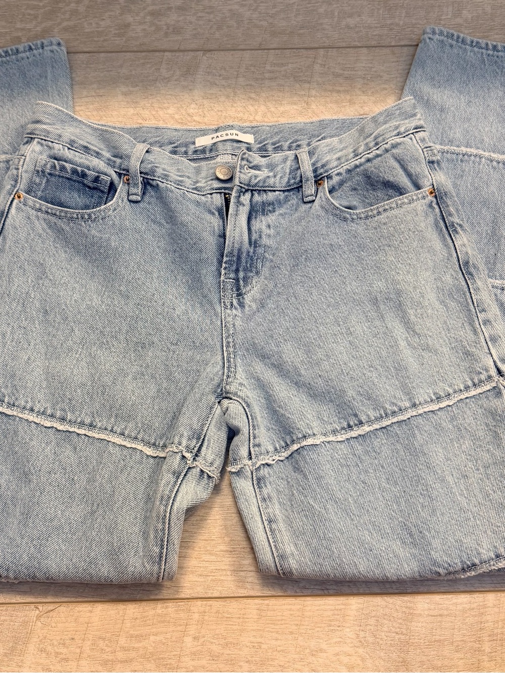 PacSun Light Blue Low Rise Straight Jeans